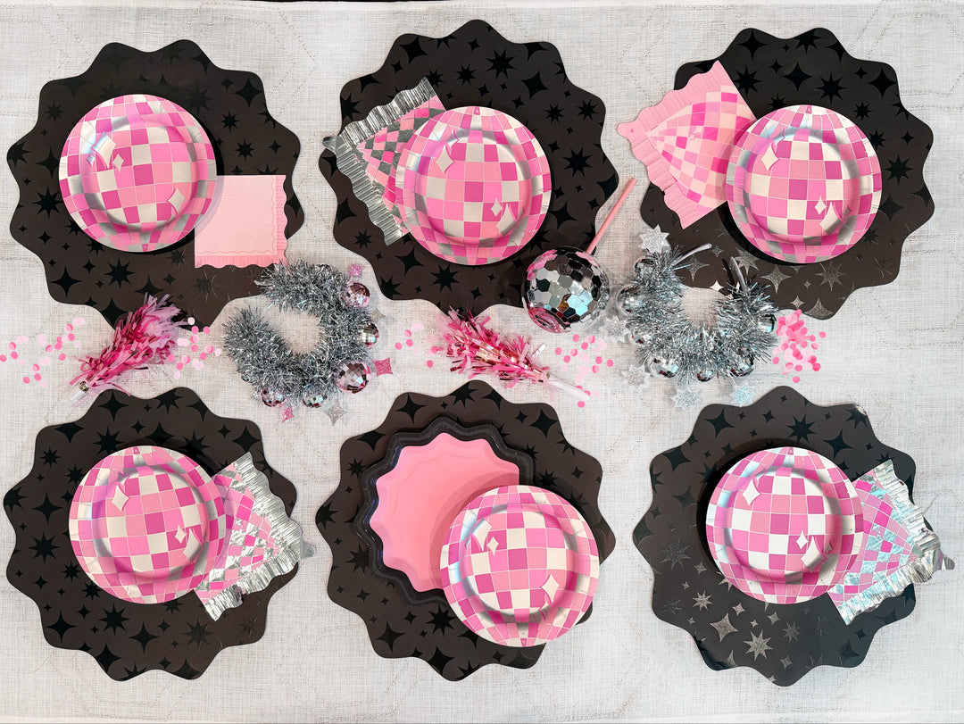 Keep on Dancing Disco Ball Plates