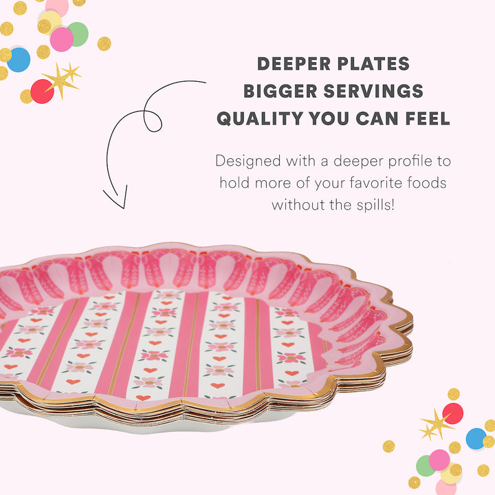 Boot Scoot Blooms Dinner Plates (10 ct)