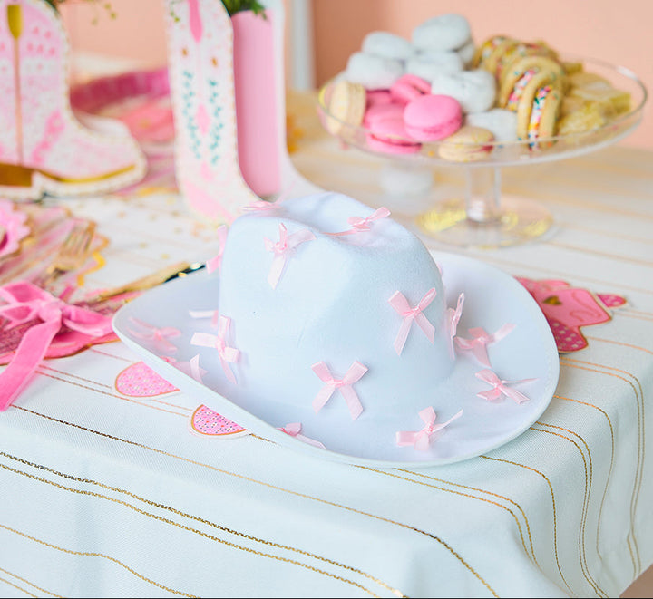 Cowgirls Only Club Cowboy Hat With Bows