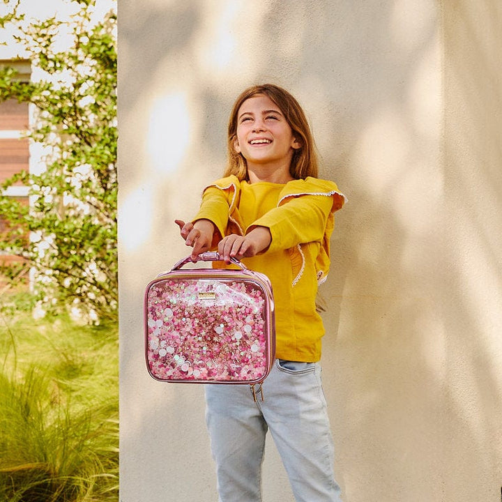 Pink Bows &amp; Confetti Lunchbox