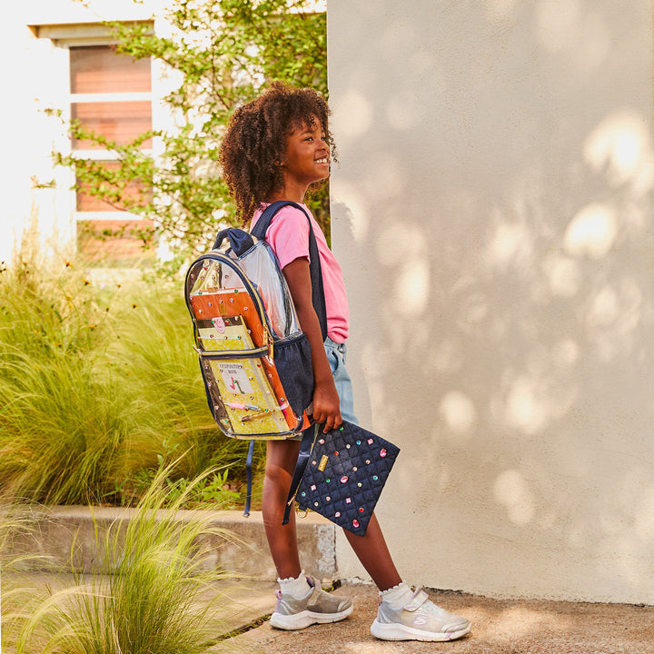Denim &amp; Gems Backpack