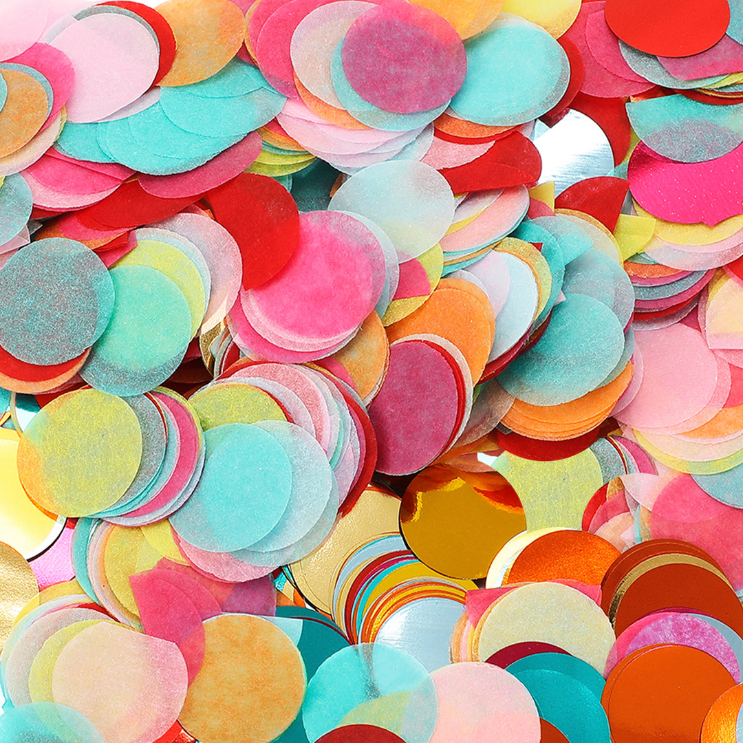 Packed Party Confetti Time Jumbo Multicolor Confetti Pack