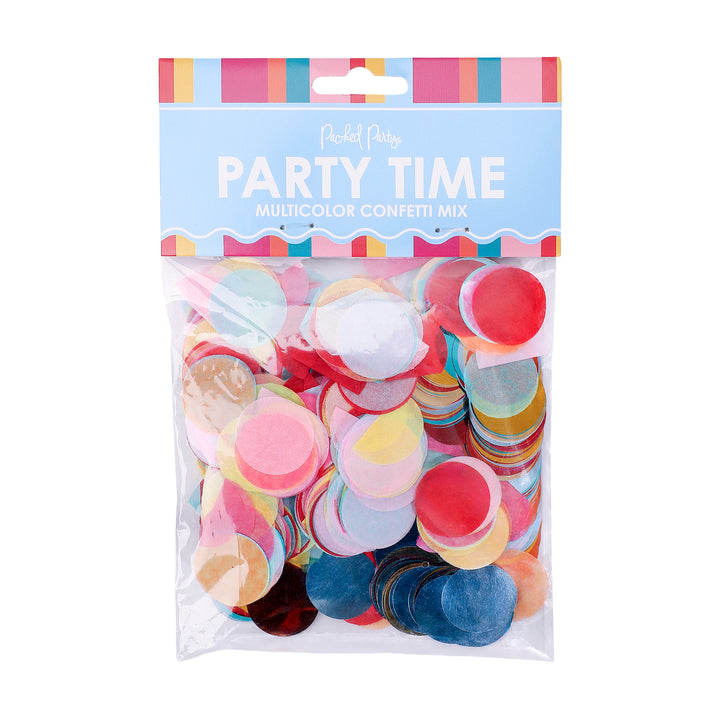 Packed Party Confetti Time Jumbo Multicolor Confetti Pack