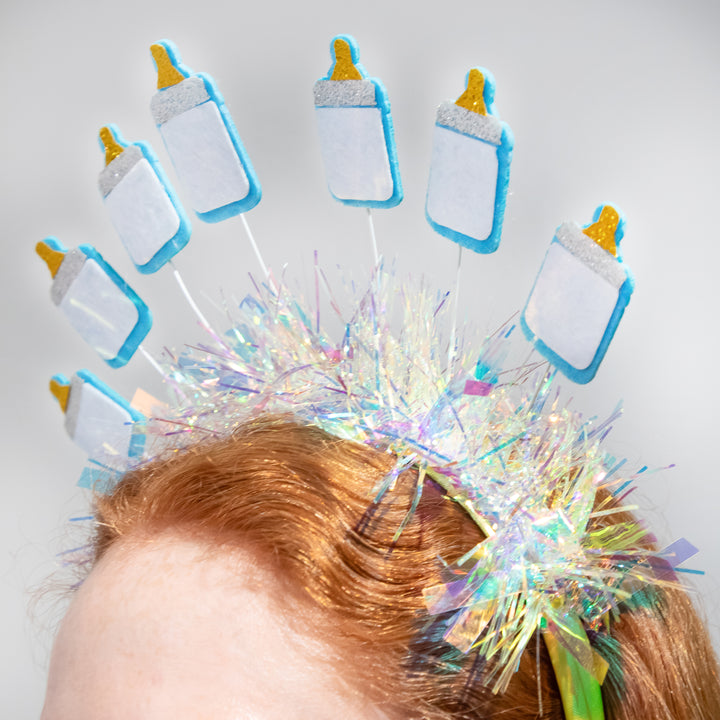 Packed Party Baby Bottles Novelty Headband for Baby Showers