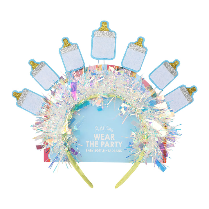 Packed Party Baby Bottles Novelty Headband for Baby Showers
