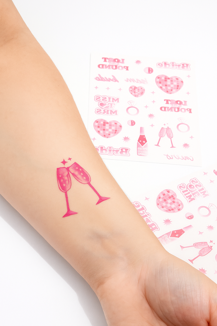Packed Party Lost And Found Novelty Bridal Temporary Tattoos