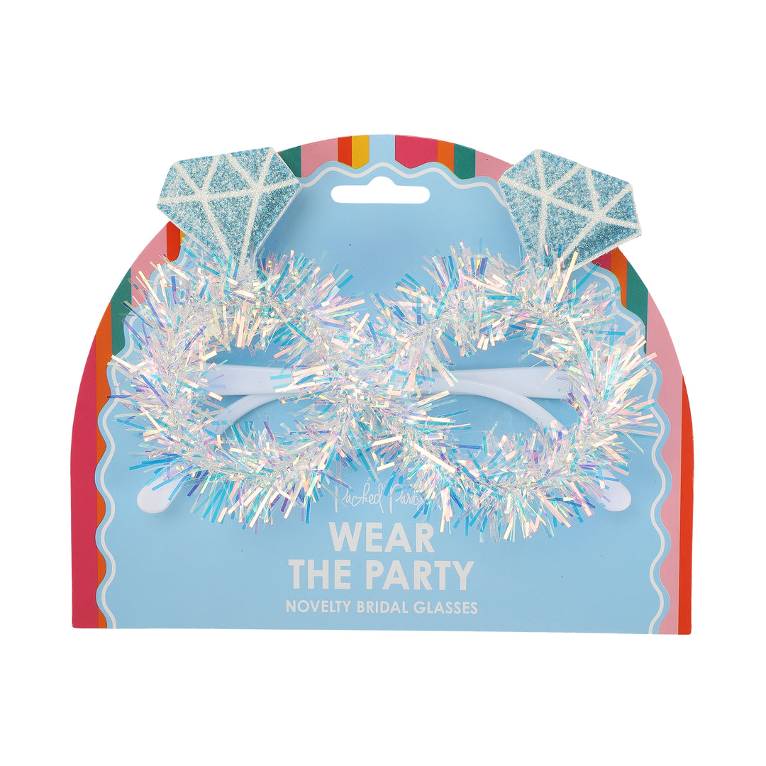 Packed Party Wedding Ring Novelty Bridal Glasses