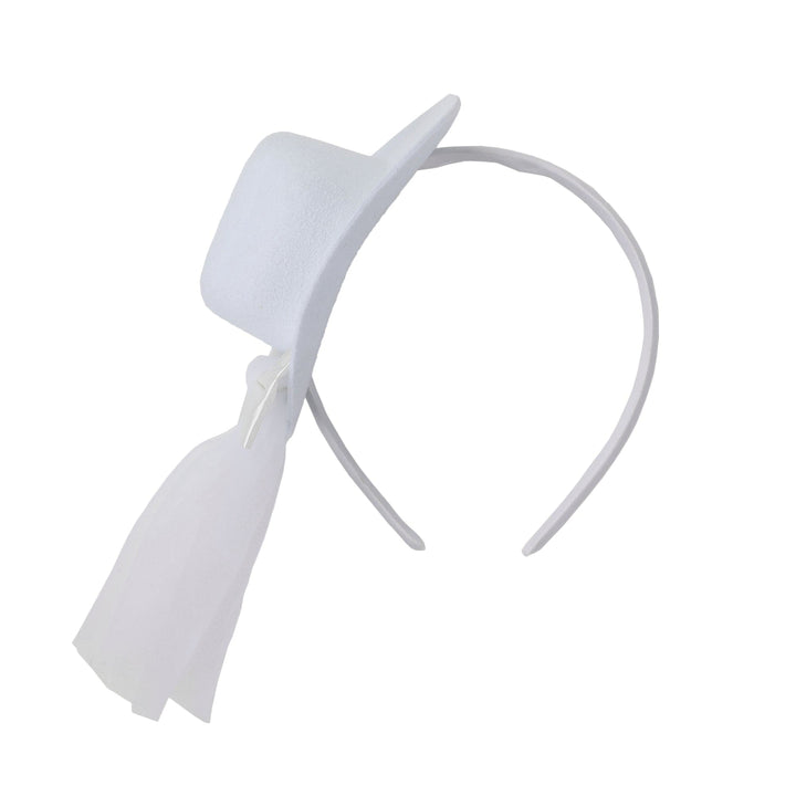 Packed Party Cowboy Hat &amp; Veil Novelty Bridal Headband