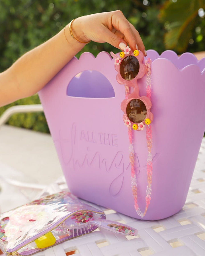 Shell-ebrate All The Things Lavender Jelly Tote